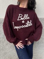 MAGLIA PULL BELLA E IMPOSSIBILE ROSA You Decide