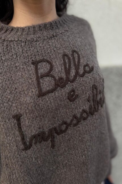 MAGLIA PULL BELLA E IMPOSSIBILE ROSA You Decide