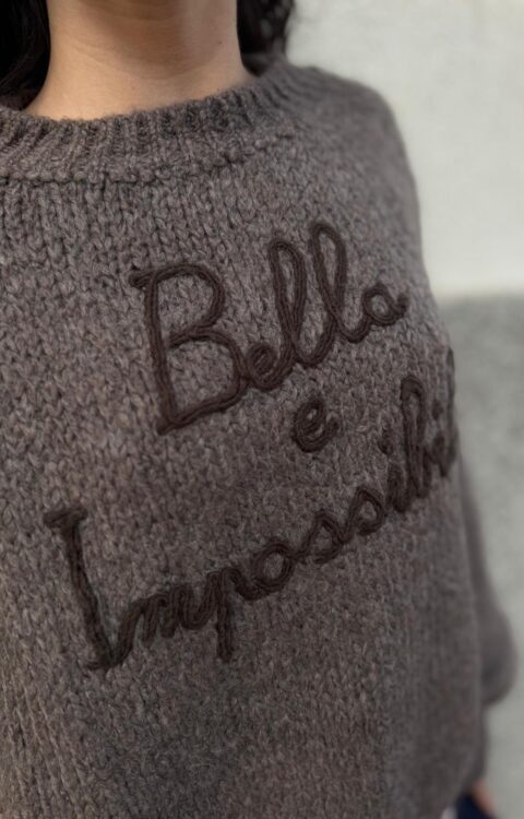 MAGLIA PULL BELLA E IMPOSSIBILE ROSA You Decide