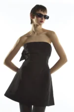 ABITO NERO CON FIOCCO Glamorous