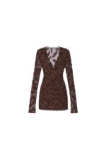 ABITO CORTO PAILLETTES MORO TUBE DRESS UMA Aniye By