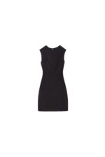 ABITO SCOLLO QUADRATO NERO OFFICE DRESS SHANA Aniye By