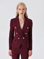 BLAZER BALMAIN BORDEAUX Rinascimento