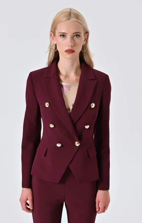 BLAZER BALMAIN BORDEAUX Rinascimento