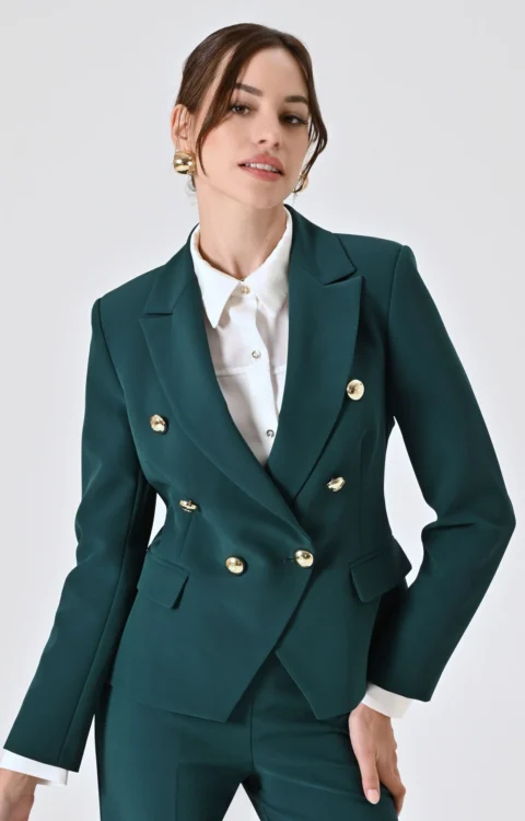 BLAZER DOPPIOPETTO VERDE Rinascimento