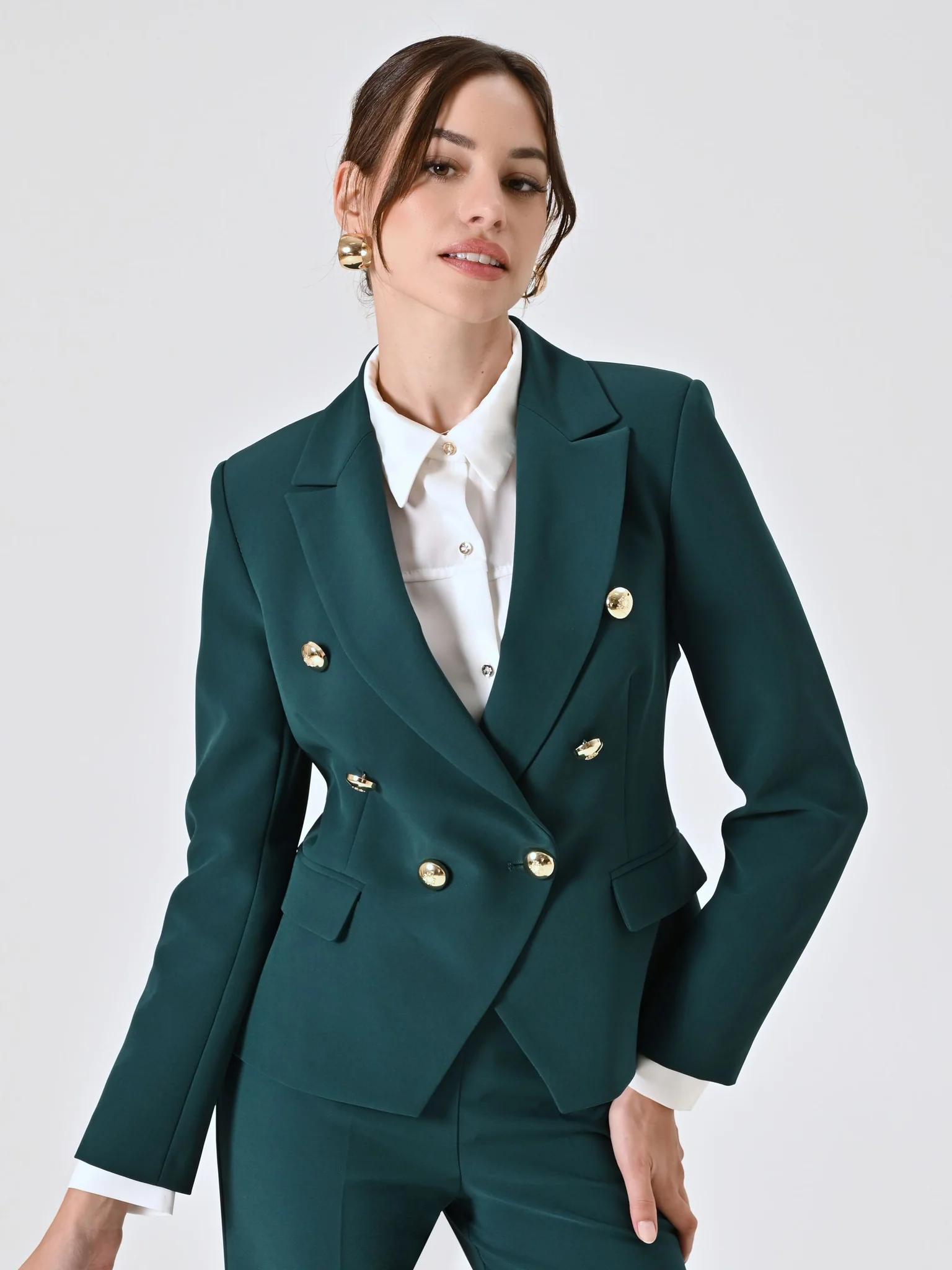 BLAZER DOPPIOPETTO VERDE Rinascimento BLAZER DOPPIOPETTO VERDE Rinascimento