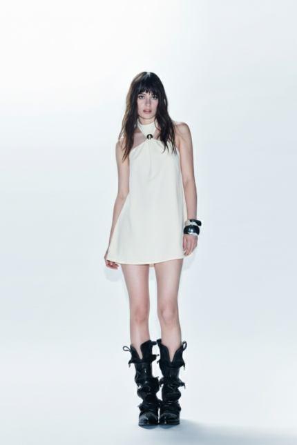 ABITO CORTO AVORIO TURTLE DRESS SHANA By