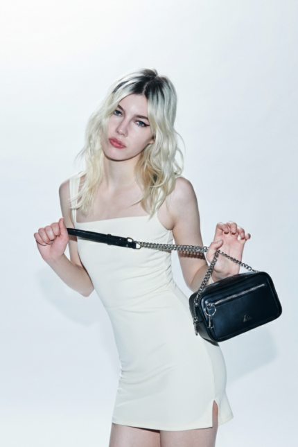 ABITO SCOLLO QUADRATO AVORIO OFFICE DRESS SHANA Aniye By