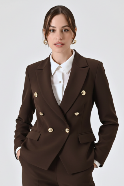 BLAZER DOPPIOPETTO MORO Rinascimento