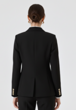 BLAZER DOPPIOPETTO NERO Rinascimento