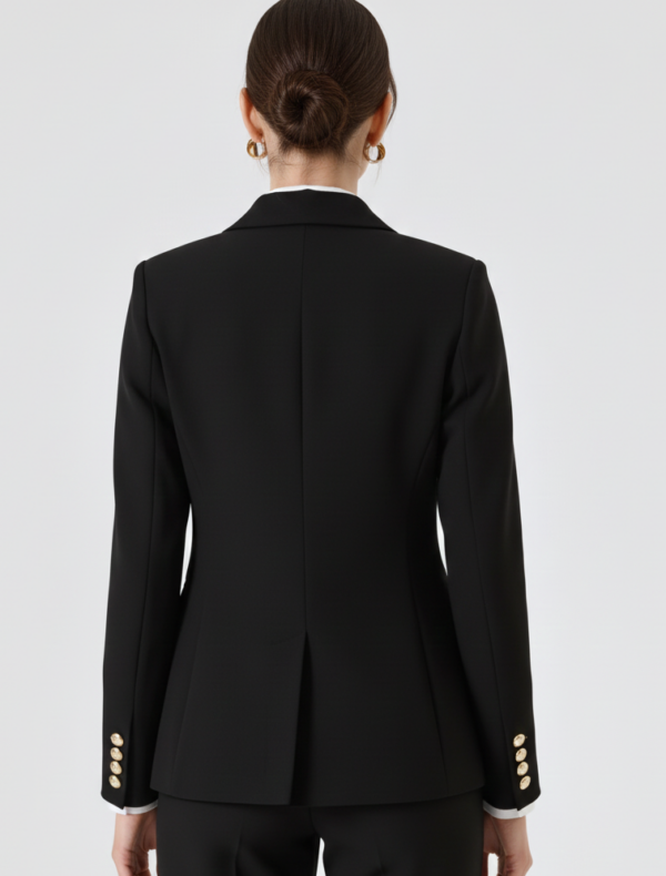 BLAZER DOPPIOPETTO NERO Rinascimento