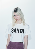 T-SHIRT BIANCA CROP TOP SANTA Aniye By