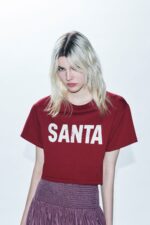 T-SHIRT BORDEAUX CROP TOP Aniye By Aniye By