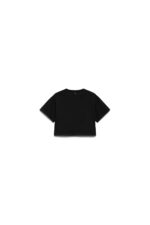 T-SHIRT NERA CROP TOP SANTA Aniye By