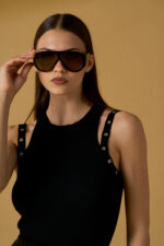 CANOTTA TOP ANELLI NERO No Secrets