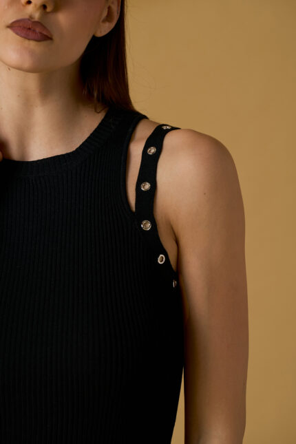 ABITO LUNGO ANELLI NERO No Secrets