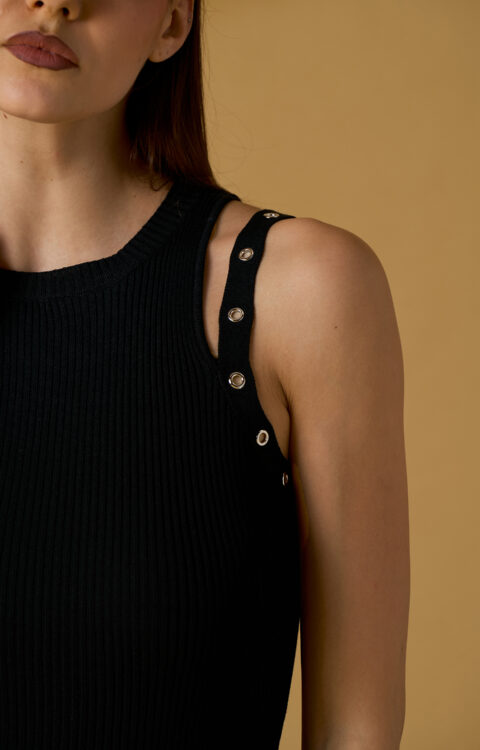 ABITO LUNGO ANELLI NERO No Secrets