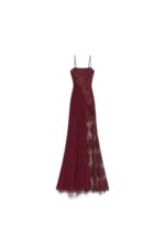 ABITO LUNGO PIZZO MALVA LONG DRESS NOA Aniye By