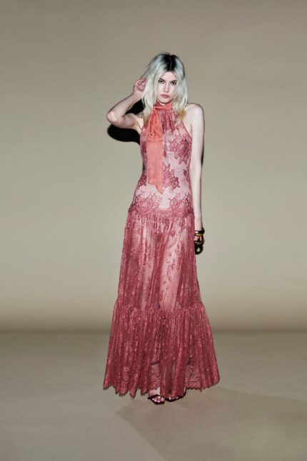 ABITO LUNGO PIZZO PESCA TURTLE DRESS NOA Aniye By