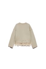 FELPA BEIGE OVER SWATSHIRT LACE URBAN Aniye By