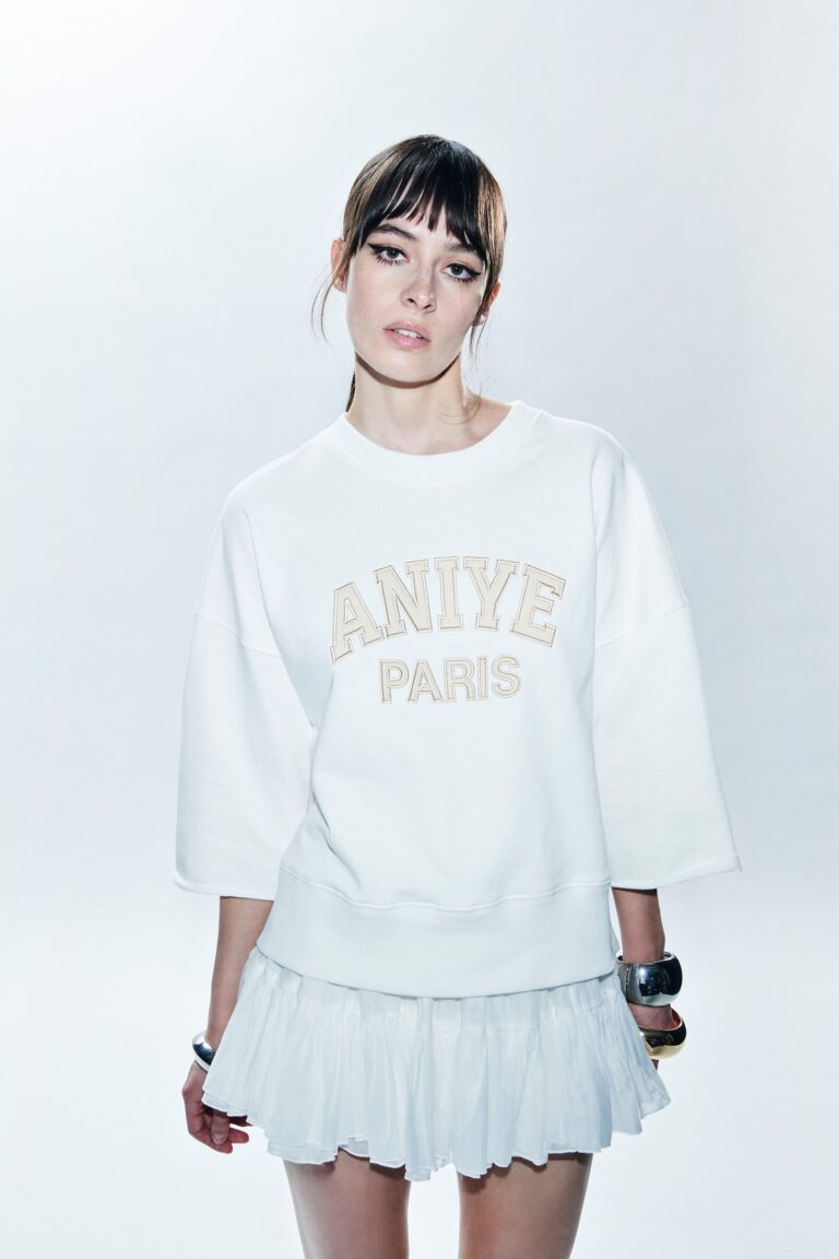 FELPA BIANCA SWEATSHIRT PARIS URBAN Aniye By