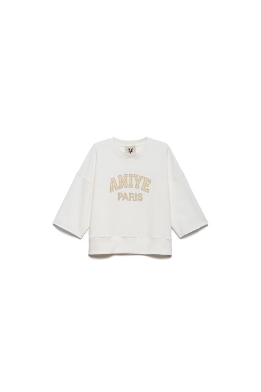 FELPA BIANCA SWEATSHIRT PARIS URBAN Aniye By