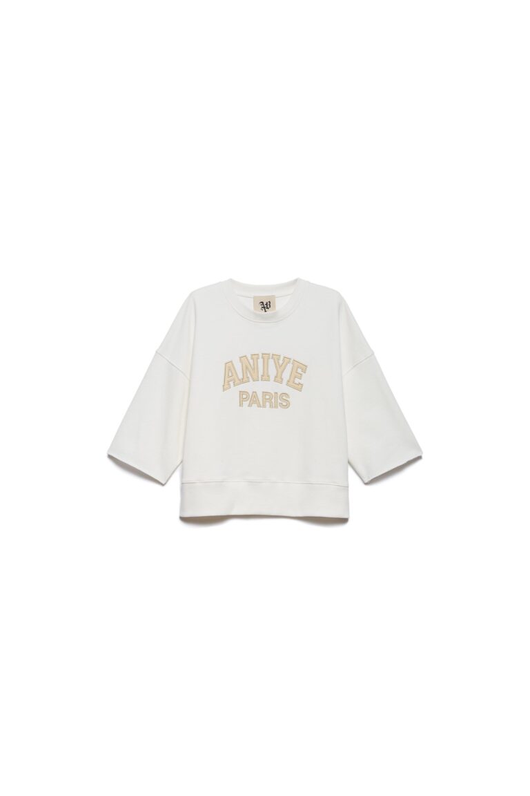 FELPA BIANCA SWEATSHIRT PARIS URBAN Aniye By