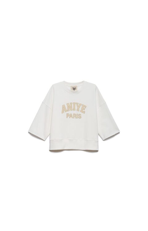 FELPA BIANCA SWEATSHIRT PARIS URBAN Aniye By