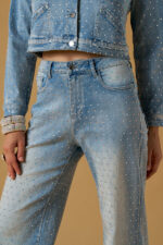 JEANS IN DENIM FULL STRASS No Secrets