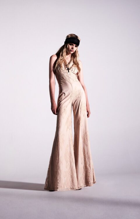 TUTA IN PIZZO AVORIO JUMPSUIT SILVA Aniye By