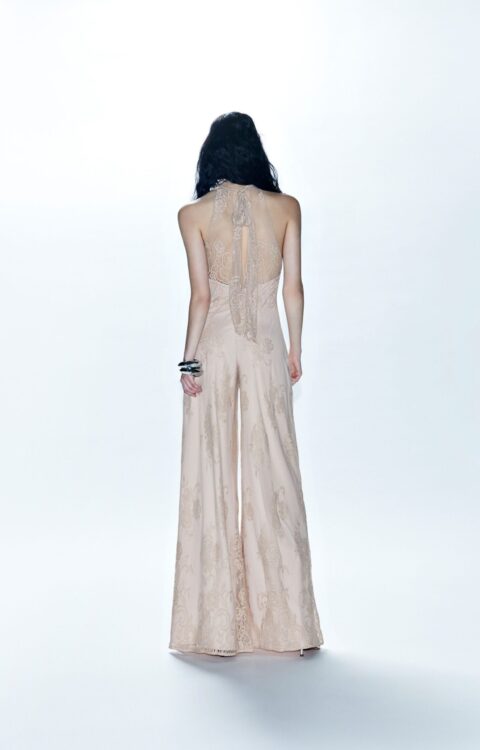 TUTA IN PIZZO AVORIO JUMPSUIT SILVA Aniye By