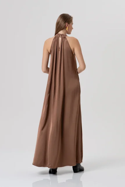 ABITO LUNGO SCIVOLATO CACAO Fracomina
