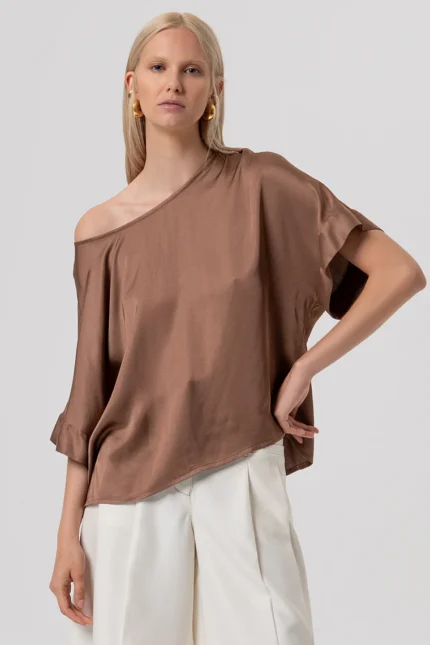 BLUSA OVER CACAO Fracomina