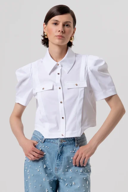 CAMICIA CROP BIANCA Fracomina