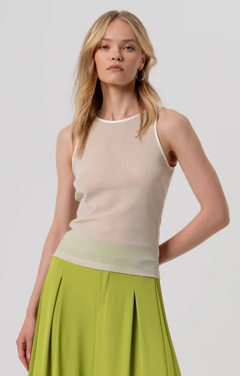 CANOTTA TOP ORO LUREX Fracomina