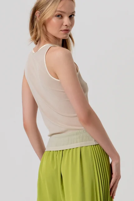 CANOTTA TOP ORO LUREX Fracomina