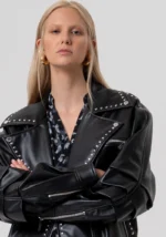 CHIODO OVER NERO BORCHIATO Fracomina