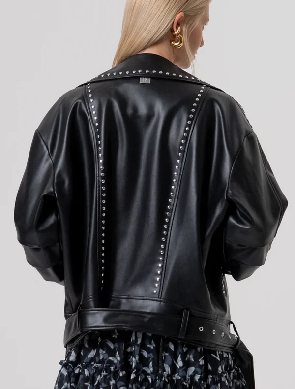 CHIODO OVER NERO BORCHIATO Fracomina