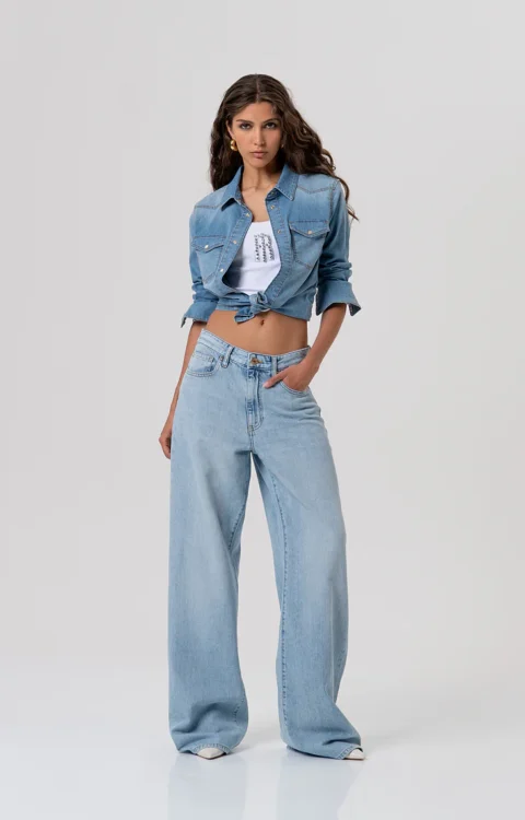 JEANS A PALAZZO CHIARO Fracomina