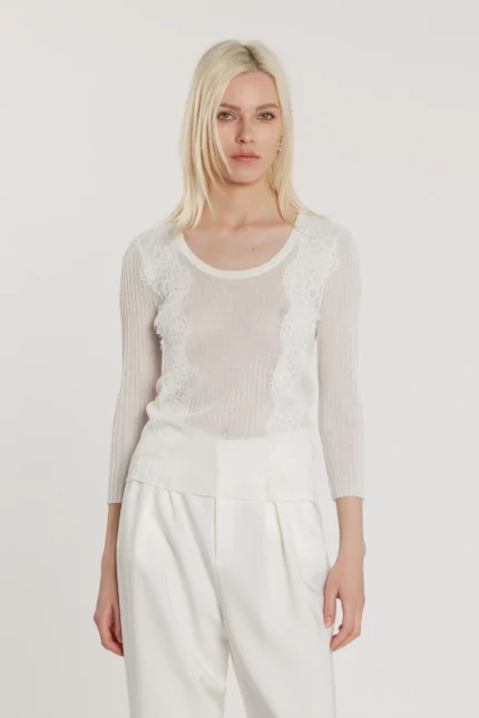 MAGLIA PIZZO BIANCA Relish2