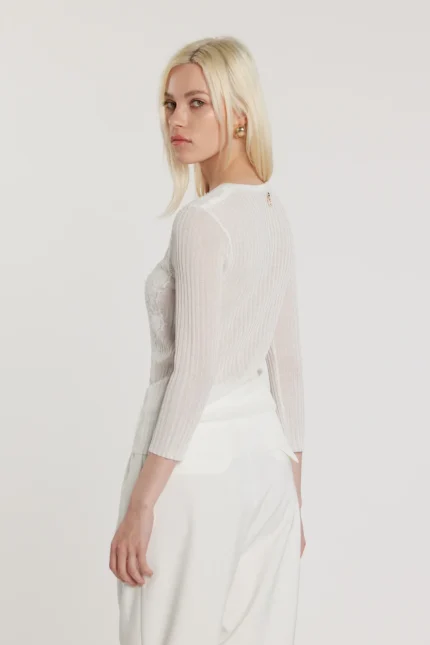 MAGLIA PIZZO BIANCA Relish2