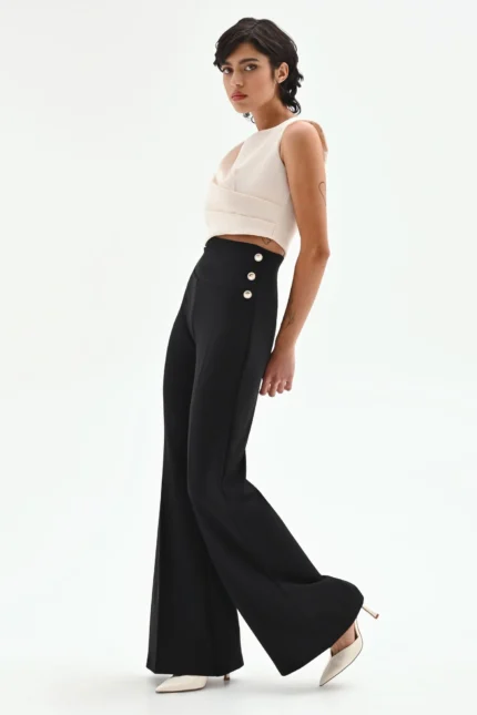 PANTALONE A ZAMPA NERO Rinascimento