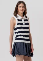 POLO SENZA MANICHE A RIGHE Fracomina