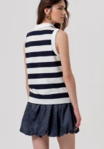 POLO SENZA MANICHE A RIGHE Fracomina