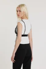 T-SHIRT CROP INSERTO PIZZO Relish