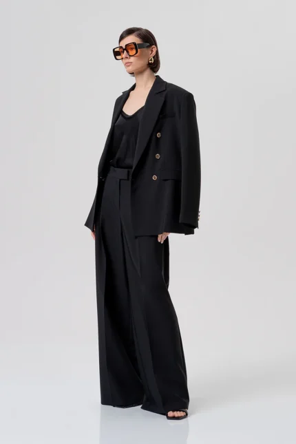 TAILLEUR DOPPIOPETTO NERO Fracomina