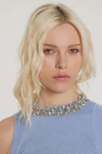 TOP CANOTTA GIOIELLO AZZURRA Relish