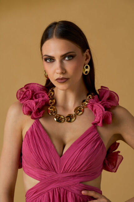 ABITO LUNGO ROSA No Secrets1