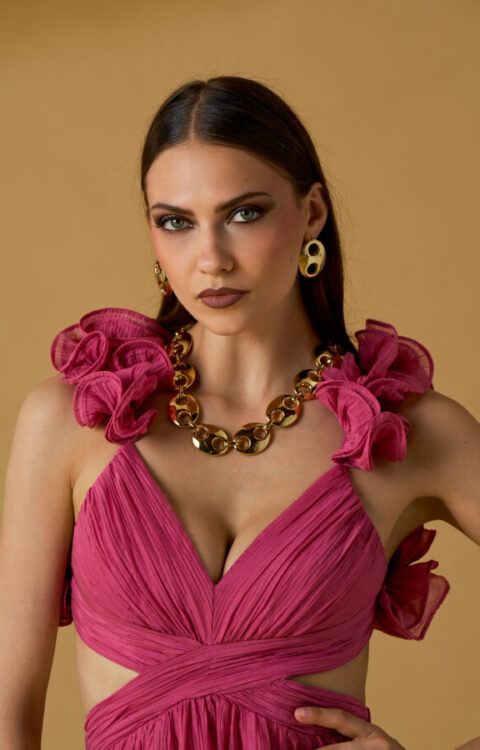 ABITO LUNGO ROSA No Secrets1