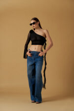 MAGLIA MONOSPALLE NERA No Secrets